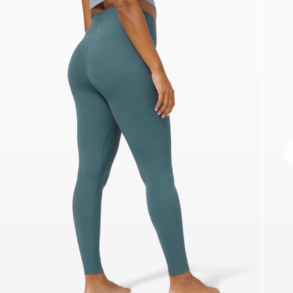 lululemon athletica Pants - Lululemon Align Super-High Rise Pants - Women's Size 8 - Green Blue Teal